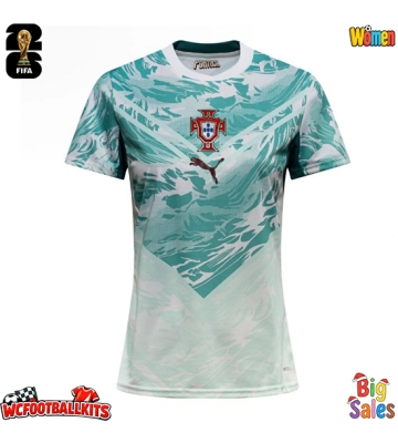 Portugal Replica Away Stadium Shirt for Women World Cup 2026 Short Sleeve